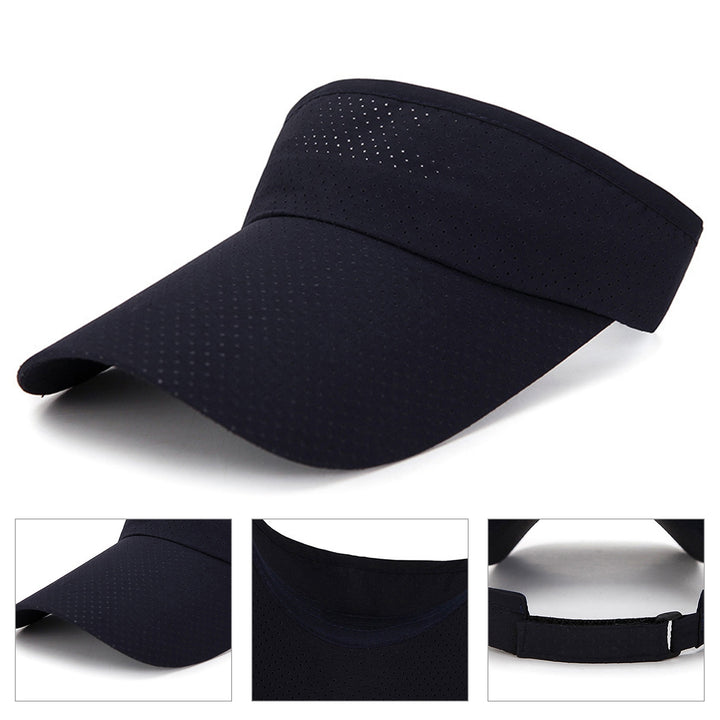 Sunshade Cap Lengthen Brim Breathable Ultralight Empty Top Baseball Hat for Daily Life Image 4