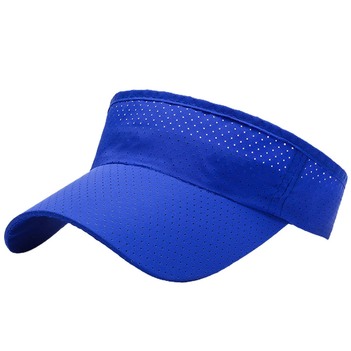 Women Hat Unisex UV Protection Empty Top Sunscreen Tennis Cap for Running Image 7