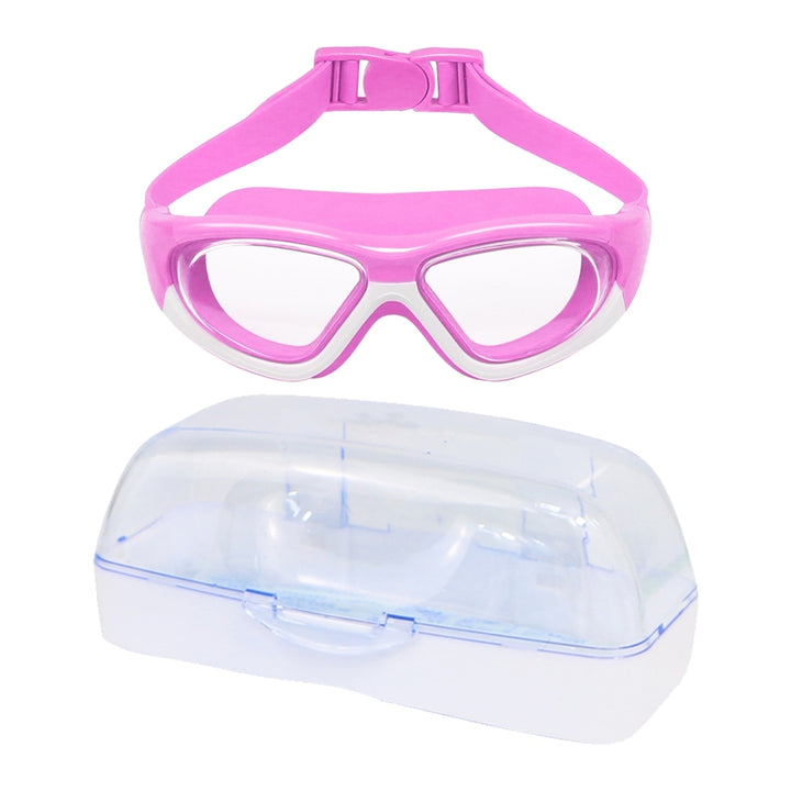 Kids Swim Goggles Adjustable Soft Silicone Clear View Pool Goggles for Sandbeach Image 4