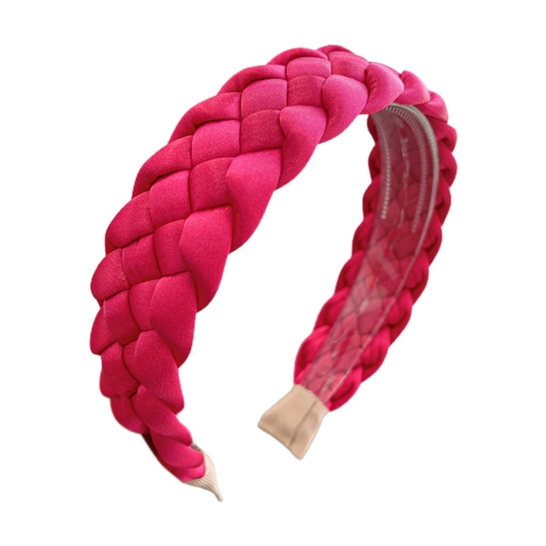 Decorative Hair Band Teethed Plastic Braid Design Women Headband for Daily Life Image 1