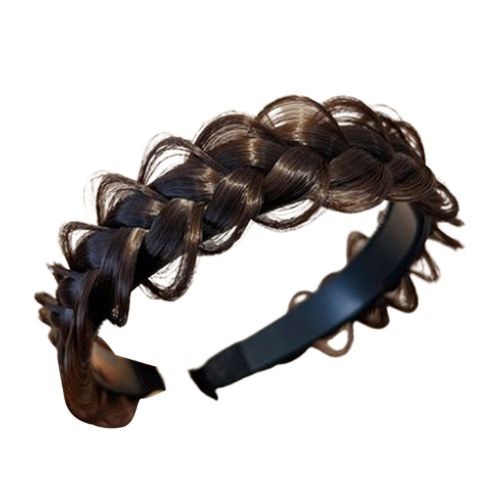 Women Headband Fishbone Braid Wig Girls Bohemia Twist Braided Hair Band Hair Accessories Image 3
