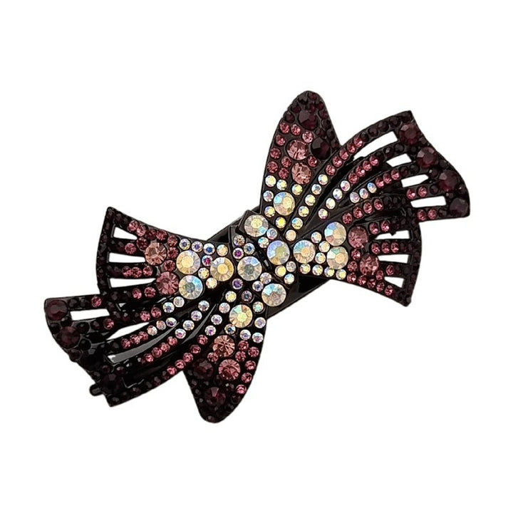 Hairpin Bow Rhinestones Jewelry Sparkling Bow-knot Ponytail Hold Hair Clip Hair Accessories Image 6