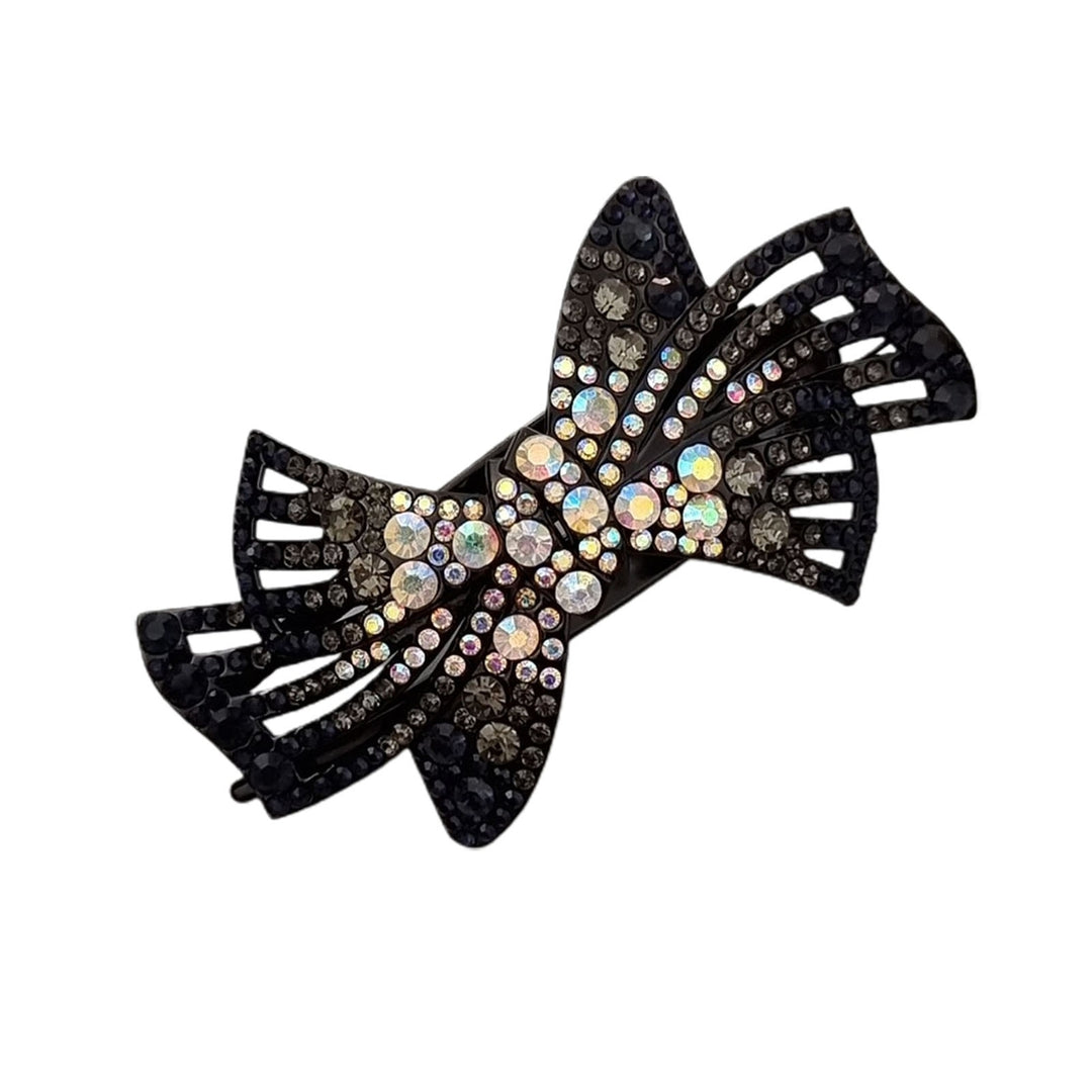 Hairpin Bow Rhinestones Jewelry Sparkling Bow-knot Ponytail Hold Hair Clip Hair Accessories Image 8