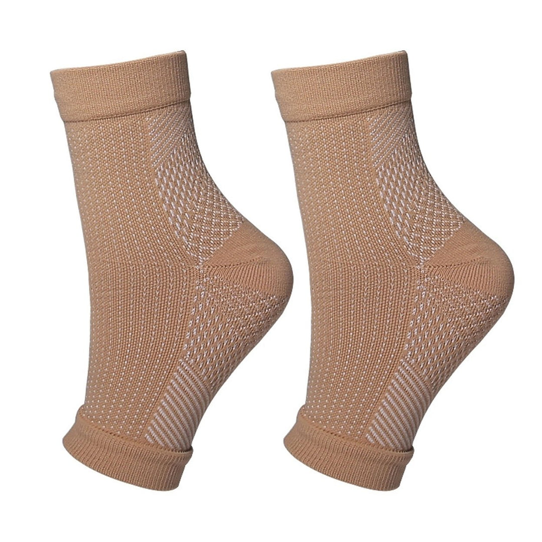 Sports Socks Moisture-wicking Fabric Sweat Absorption Ankle Protection Anti-fatigue Compression Socks Foot Fitness Image 1