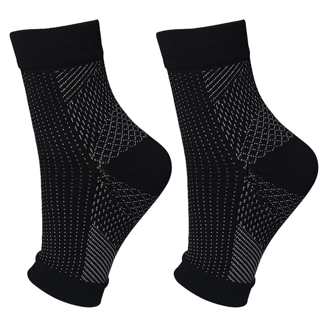 Sports Socks Moisture-wicking Fabric Sweat Absorption Ankle Protection Anti-fatigue Compression Socks Foot Fitness Image 4