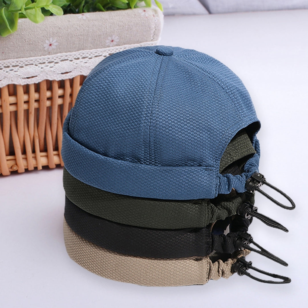 Men Beanie Cap Pilling Resistance Hip-hop Style Vibrant Colors Unisex Brimless Beanies Cap Outdoor Supplies Image 1