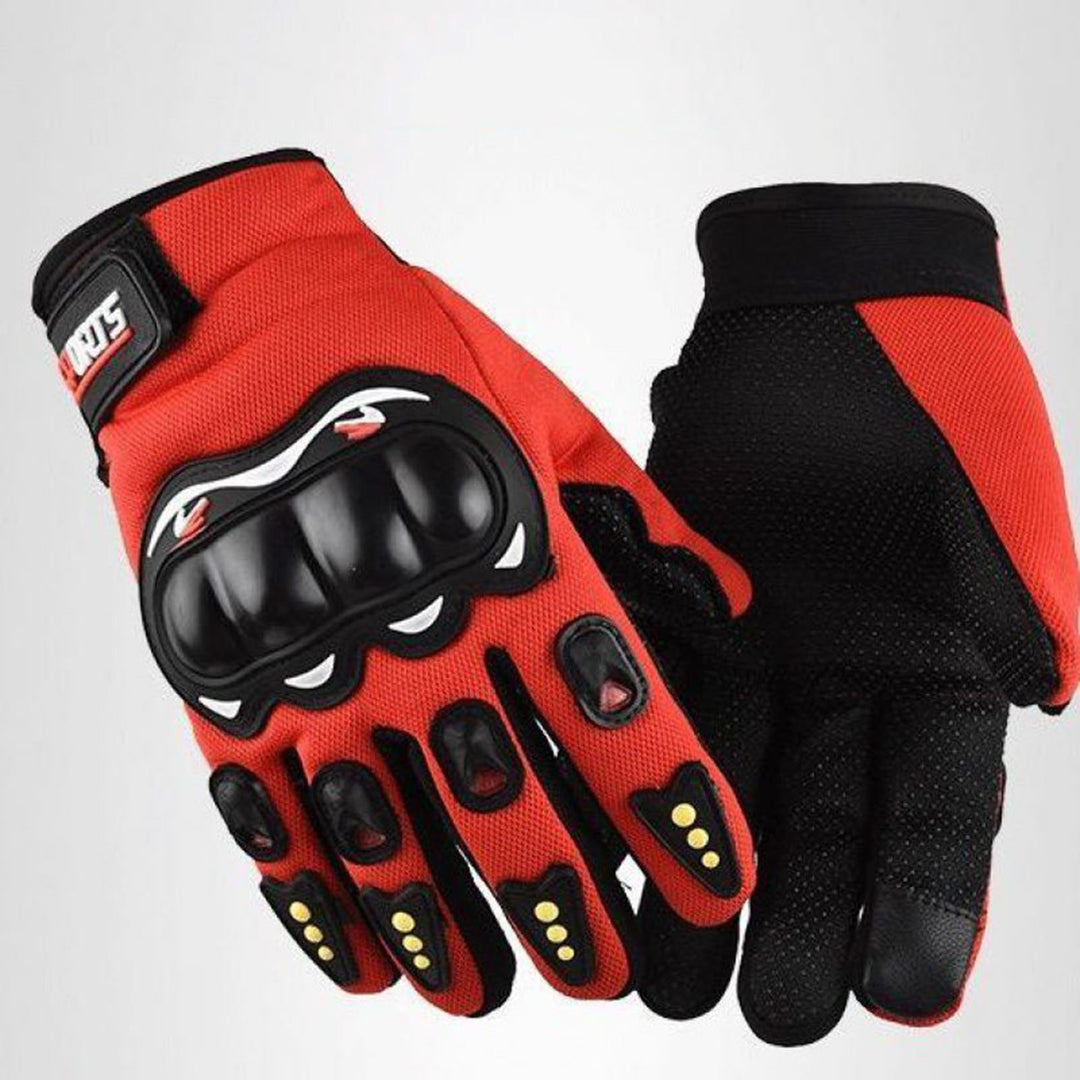 Cycling Mittens Hard Shell Protection Finger Protections Full Fingers Shockproof Mountain Cycling Gloves Outdoor Supply Image 7