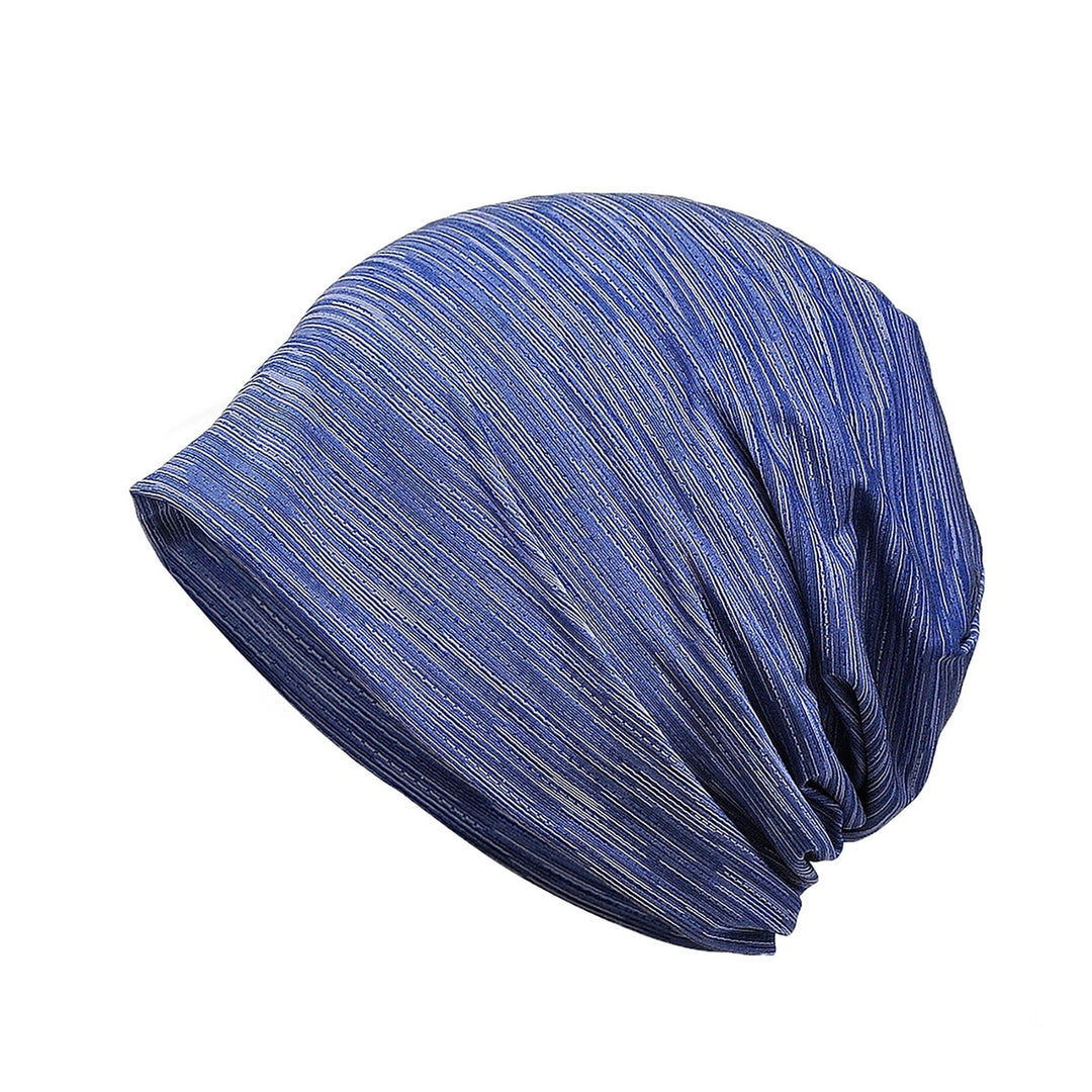 Breathable Riding Cap Sweat Wicking Sun Protection Striped Texture Running Hat for Hiking Image 4