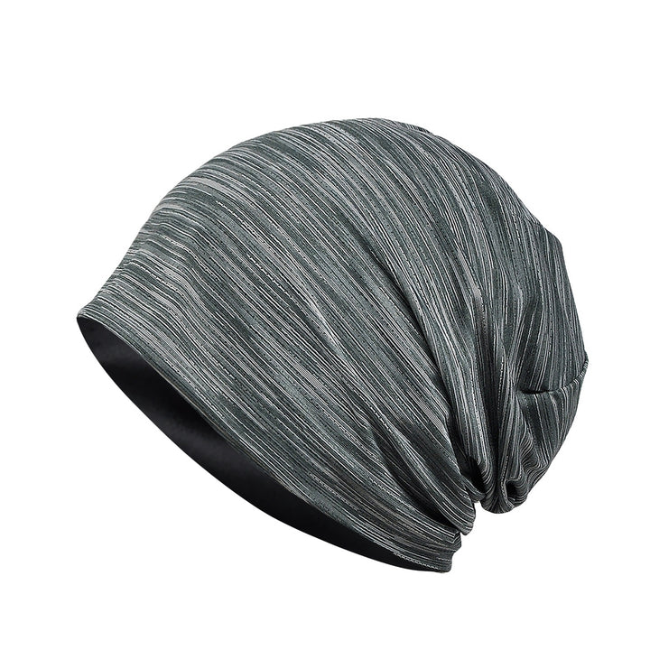 Breathable Riding Cap Sweat Wicking Sun Protection Striped Texture Running Hat for Hiking Image 6