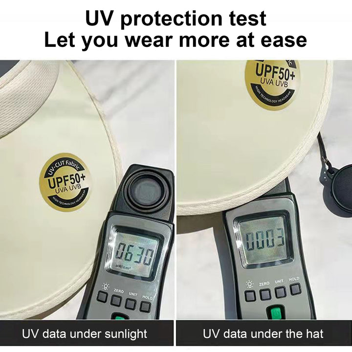 Sun Hat Wide Brim UV-Resistant Plastic Women Sun Protection Wide-brimmed Hat Casual Cap Daily Wear Image 12