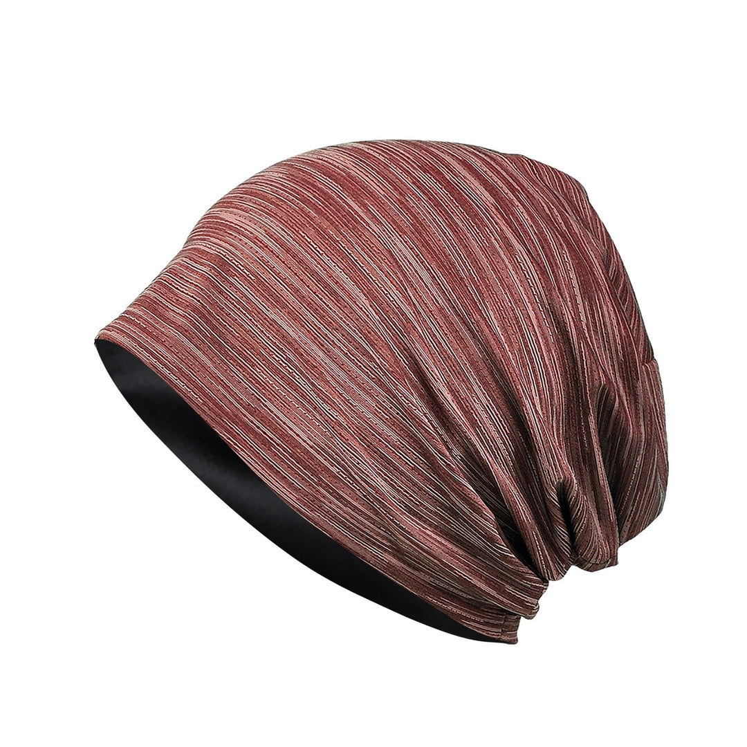 Breathable Riding Cap Sweat Wicking Sun Protection Striped Texture Running Hat for Hiking Image 8