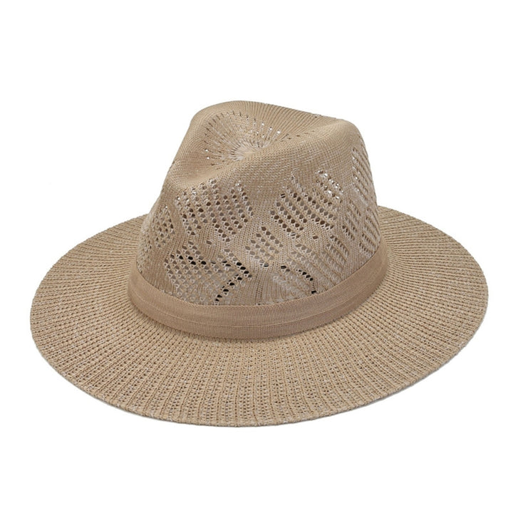 Fisherman Hat Breathable Sunscreen Hollow Out Men Wide Brim Fisherman Hat Climbing Hat Image 4