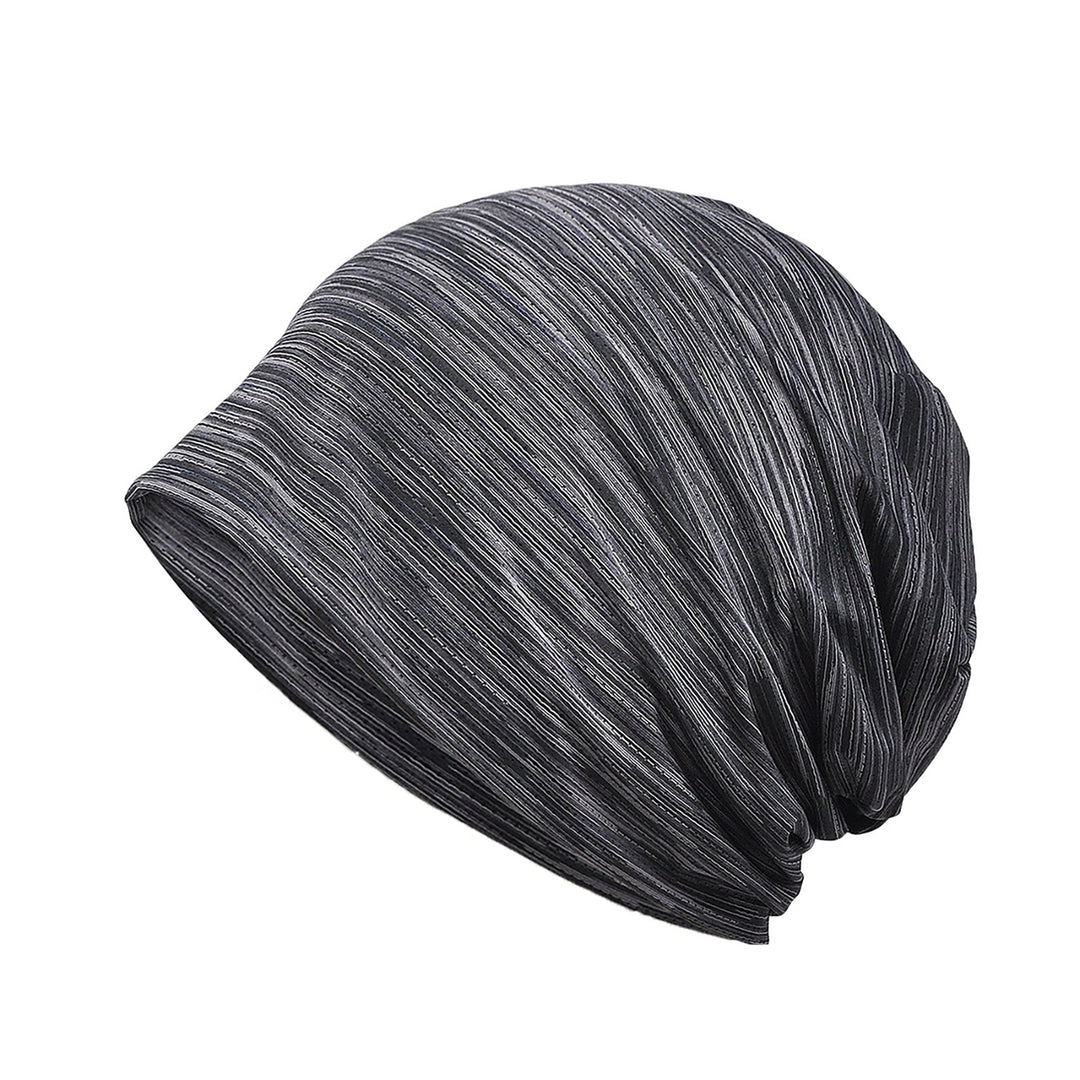 Breathable Riding Cap Sweat Wicking Sun Protection Striped Texture Running Hat for Hiking Image 9