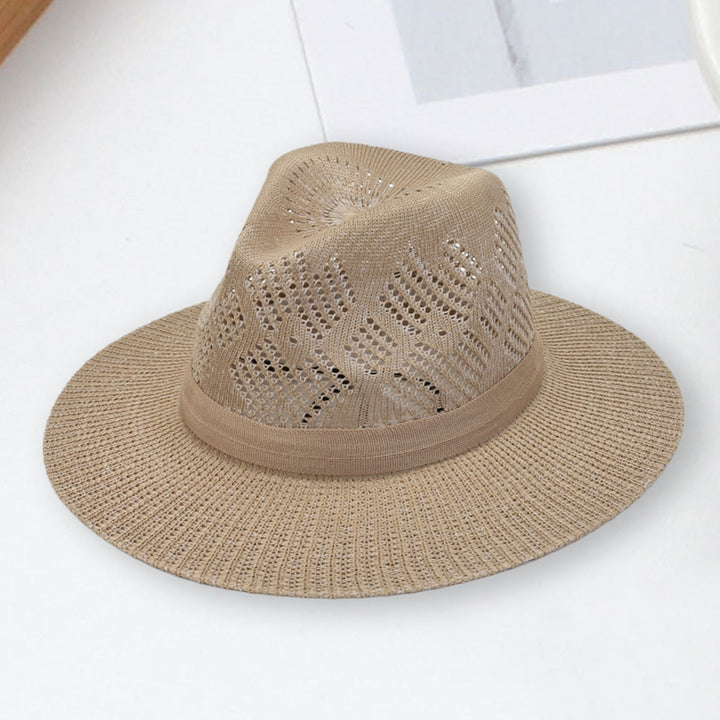 Fisherman Hat Breathable Sunscreen Hollow Out Men Wide Brim Fisherman Hat Climbing Hat Image 8