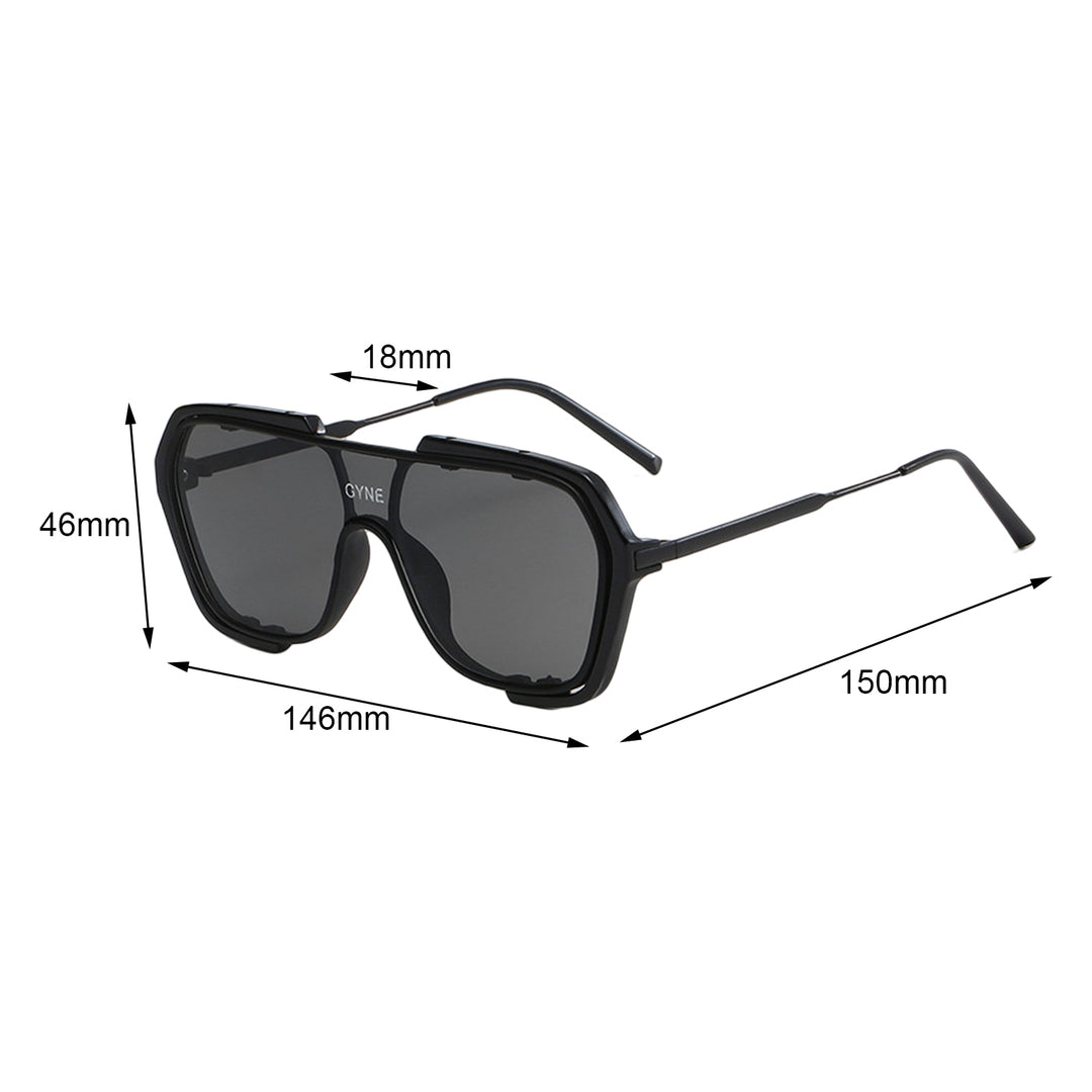 UV Protection Sunglasses Clear Vision Trendy All Match Ladies Eyeglasses for Daily Wear Image 11