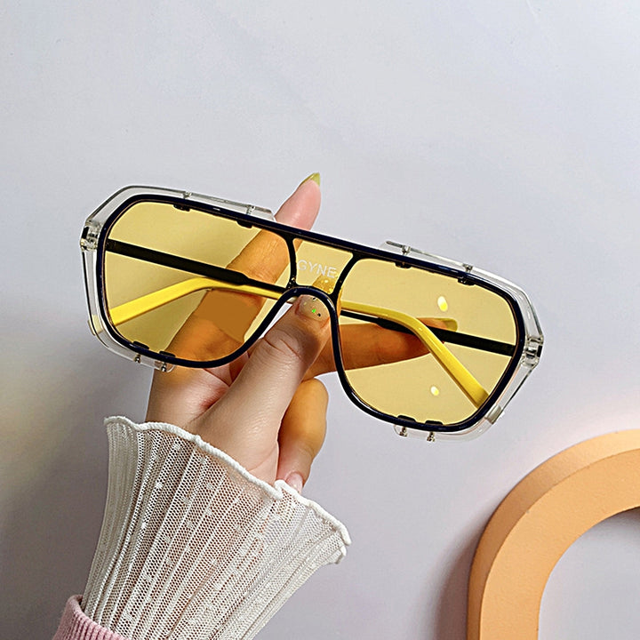 UV Protection Sunglasses Clear Vision Trendy All Match Ladies Eyeglasses for Daily Wear Image 12