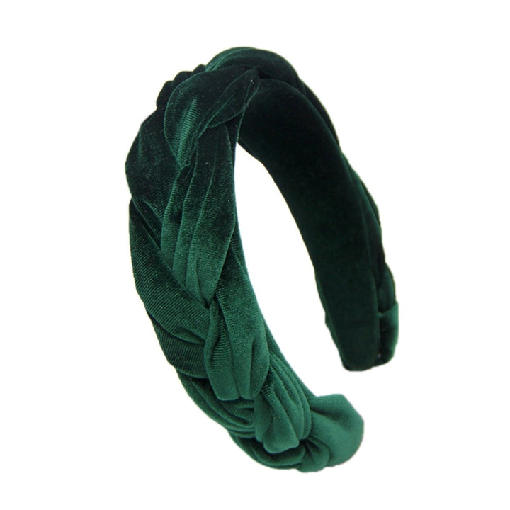 Hair Hoop Soft Fabric Wide Brim Practical Fabric Covered Anti-deformed Hair Band Hair Accessories Image 1