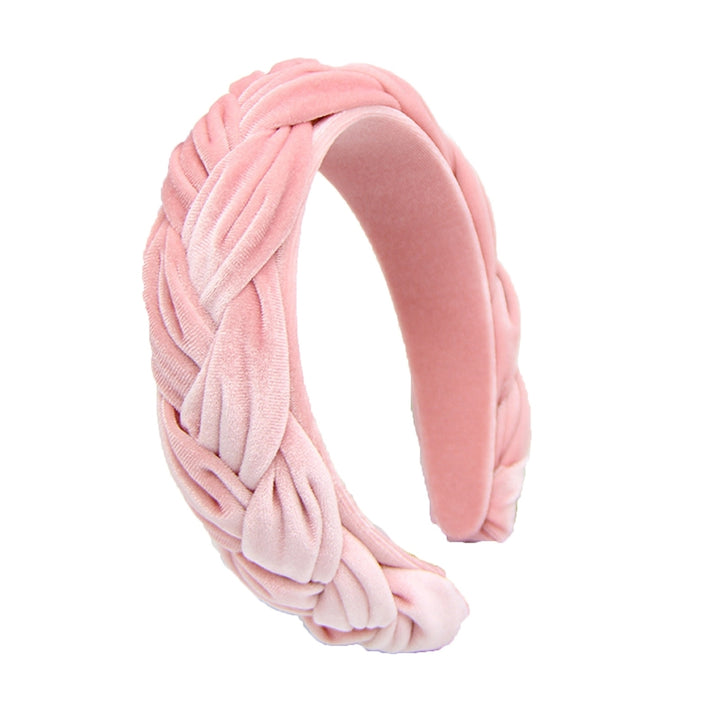 Hair Hoop Soft Fabric Wide Brim Practical Fabric Covered Anti-deformed Hair Band Hair Accessories Image 7