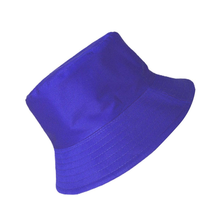 Bucket Hat Folding Sun Protection Double-sided Wear Wide Brim Unisex Sun Hat for Vacation Image 1