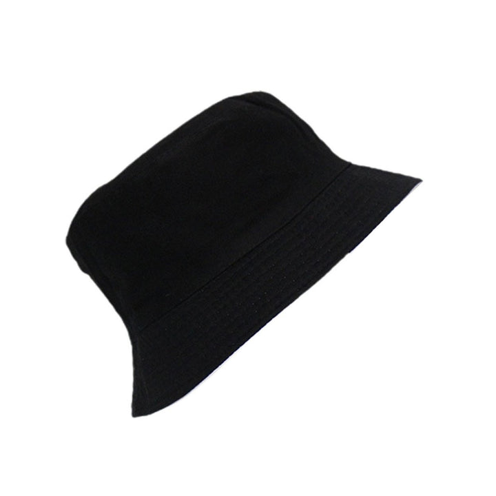 Bucket Hat Folding Sun Protection Double-sided Wear Wide Brim Unisex Sun Hat for Vacation Image 1