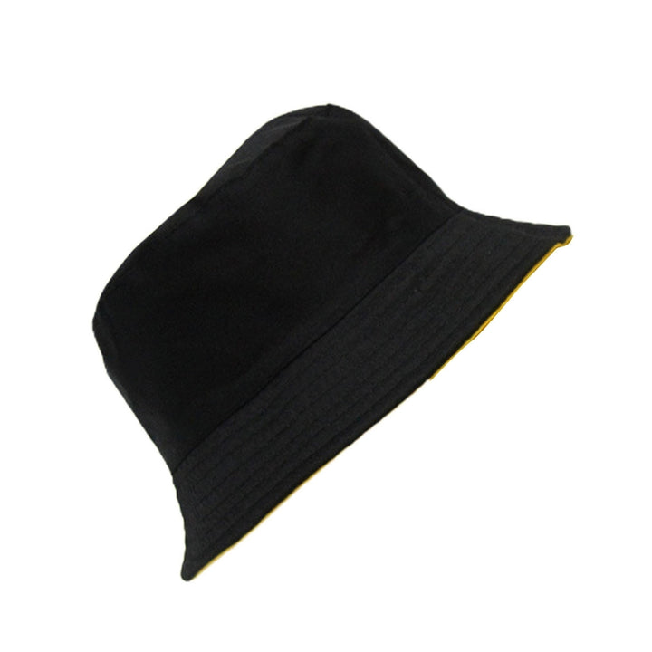 Bucket Hat Folding Sun Protection Double-sided Wear Wide Brim Unisex Sun Hat for Vacation Image 9