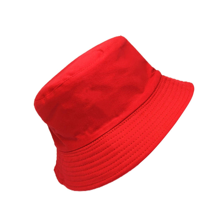 Bucket Hat Folding Sun Protection Double-sided Wear Wide Brim Unisex Sun Hat for Vacation Image 10