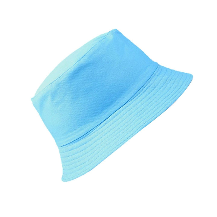 Bucket Hat Folding Sun Protection Double-sided Wear Wide Brim Unisex Sun Hat for Vacation Image 1