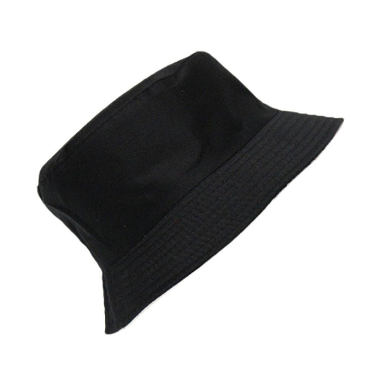 Bucket Hat Folding Sun Protection Double-sided Wear Wide Brim Unisex Sun Hat for Vacation Image 1