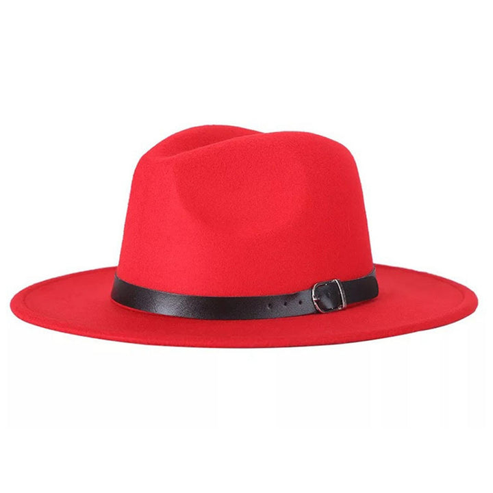 British Style Jazz Cap Breathable Wearproof Pure Color Fedora Hat for Daily Wear Image 7