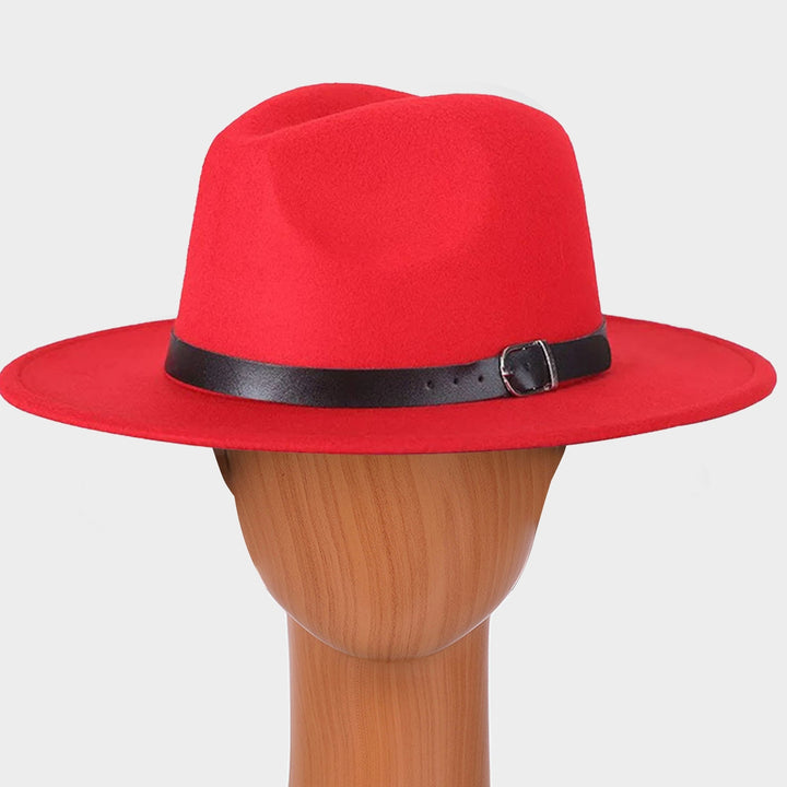 British Style Jazz Cap Breathable Wearproof Pure Color Fedora Hat for Daily Wear Image 9