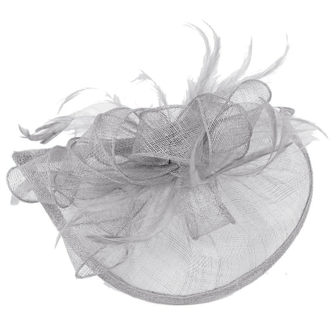 Non-slip Metal Clip Elegant Fascinator Hat Flower Mesh Ribbons Feather Party Headwear Hair Accessories Image 1