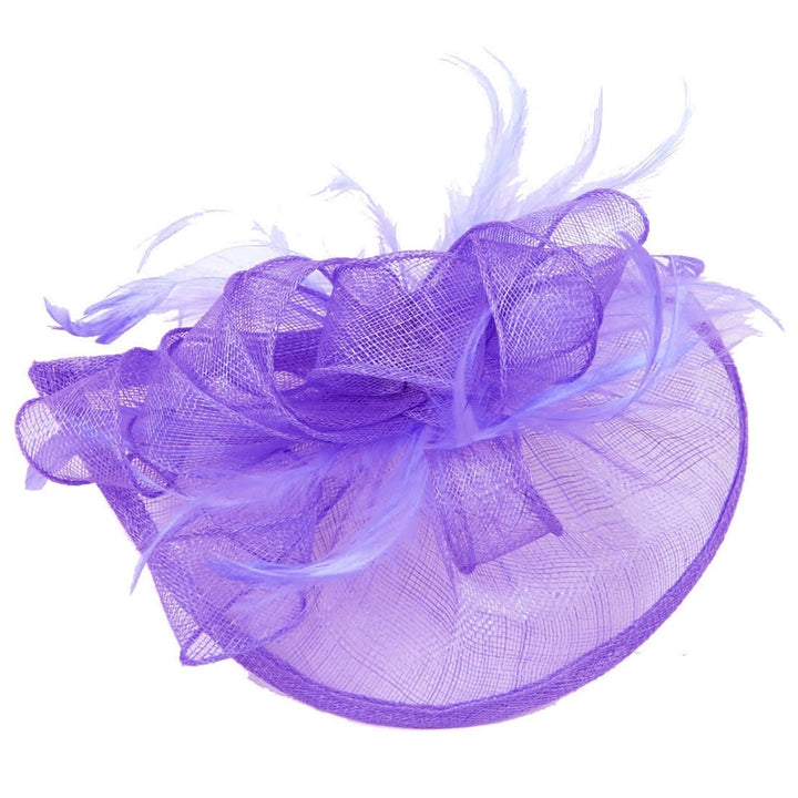 Non-slip Metal Clip Elegant Fascinator Hat Flower Mesh Ribbons Feather Party Headwear Hair Accessories Image 1