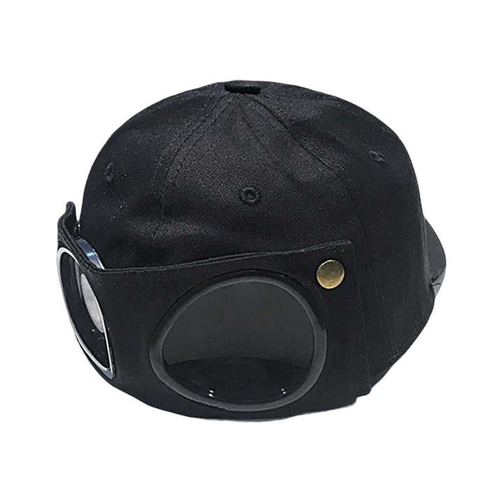 Streetwear Baseball Cap Breathable Windproof Fashion Glasses Peaked Cap for Daily Wear Image 1