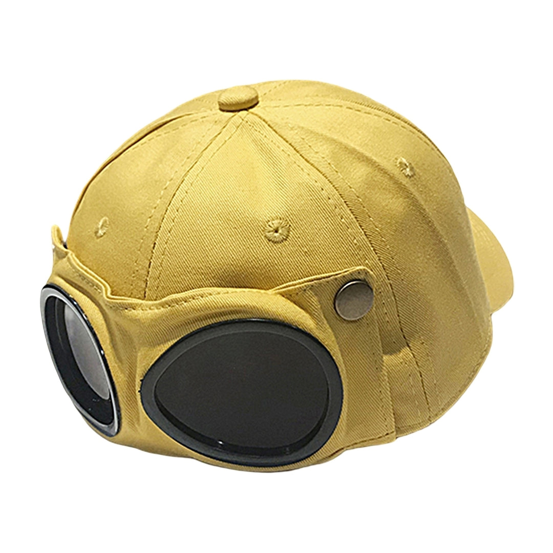 Streetwear Baseball Cap Breathable Windproof Fashion Glasses Peaked Cap for Daily Wear Image 3