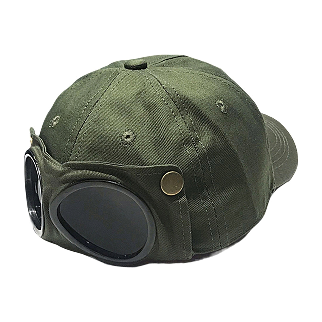 Streetwear Baseball Cap Breathable Windproof Fashion Glasses Peaked Cap for Daily Wear Image 4