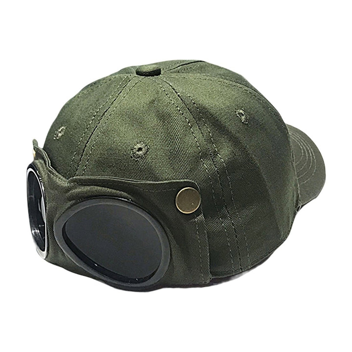 Streetwear Baseball Cap Breathable Windproof Fashion Glasses Peaked Cap for Daily Wear Image 1