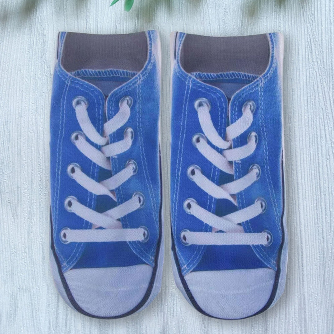 1 Pair Women Socks 3D Printed Creative Unisex Hilarious Hamburger Pattern Ankle Socks Christmas Gift Image 12