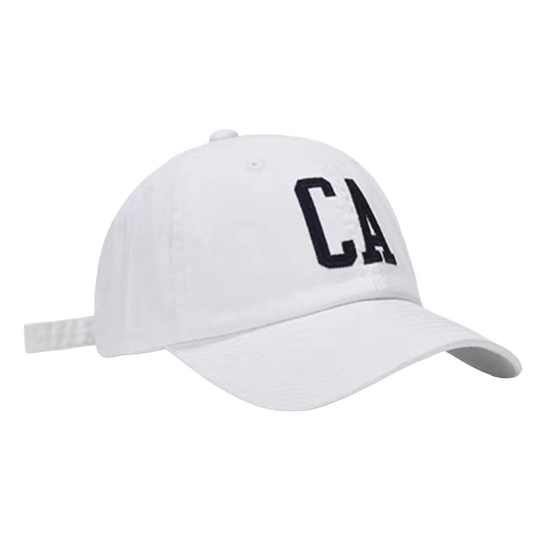 Baseball Cap Letter Embroidery Adjustable Men Unisex Sun Protection Women Hat for Sport Image 1