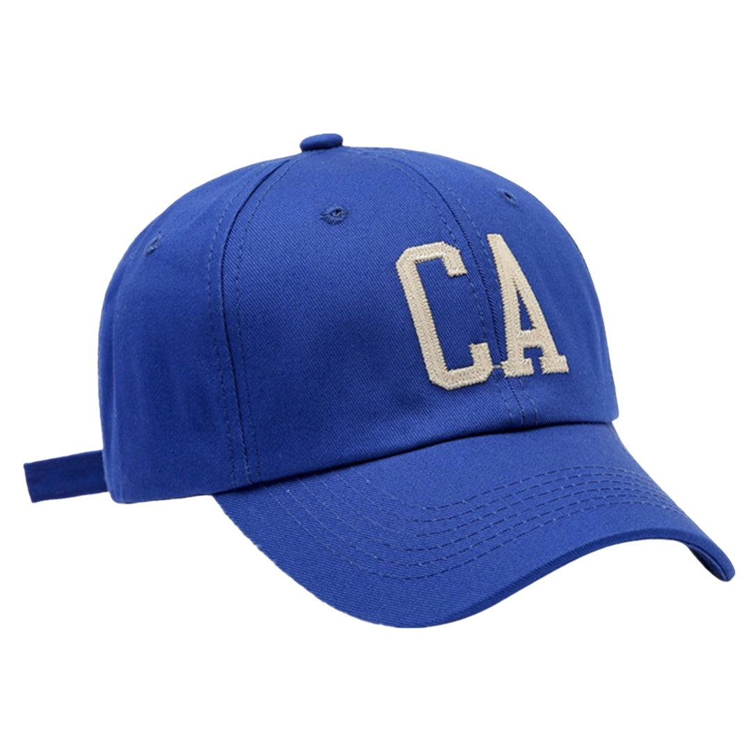 Baseball Cap Letter Embroidery Adjustable Men Unisex Sun Protection Women Hat for Sport Image 7