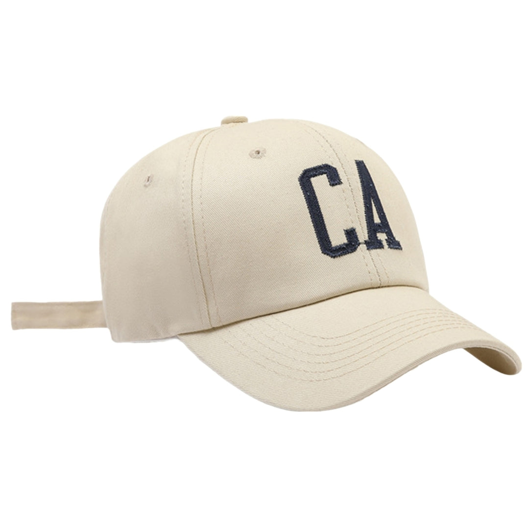 Baseball Cap Letter Embroidery Adjustable Men Unisex Sun Protection Women Hat for Sport Image 8
