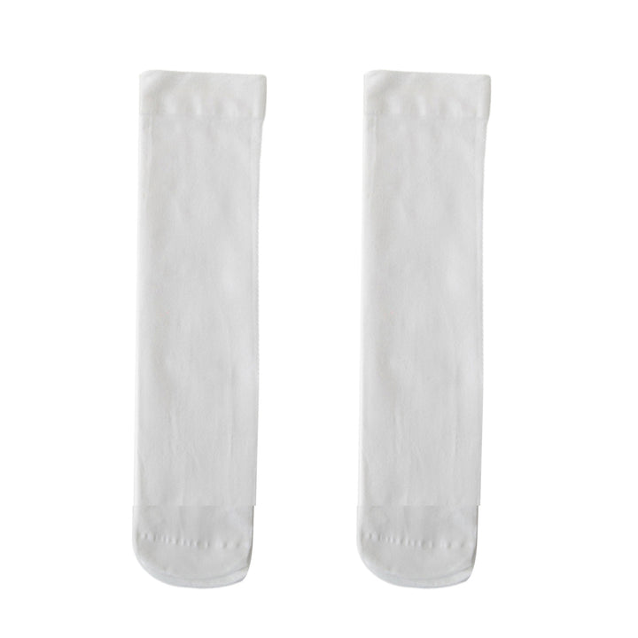 Knee High Socks Breathable High Elasticity Solid Color Above Knee Length Casual Boot Socks for Daily Wear Image 6