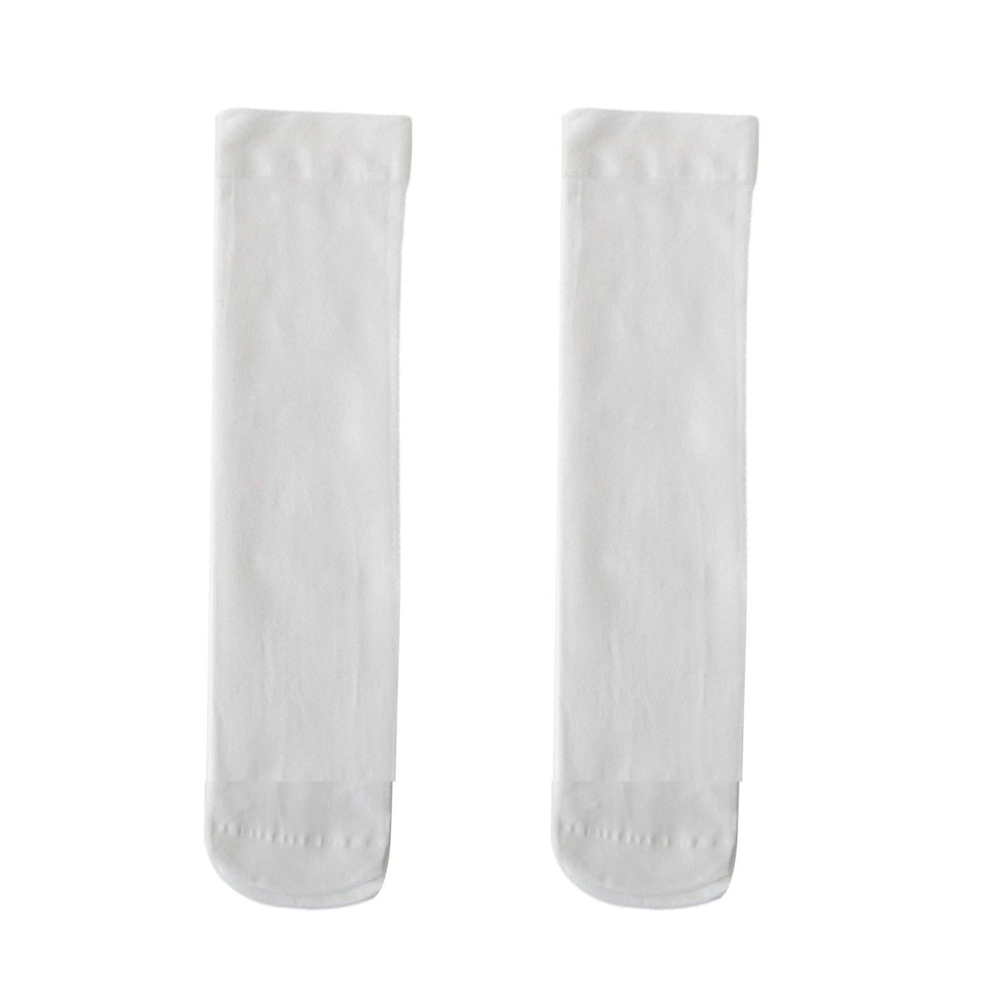 Knee High Socks Breathable High Elasticity Solid Color Above Knee Length Casual Boot Socks for Daily Wear Image 1