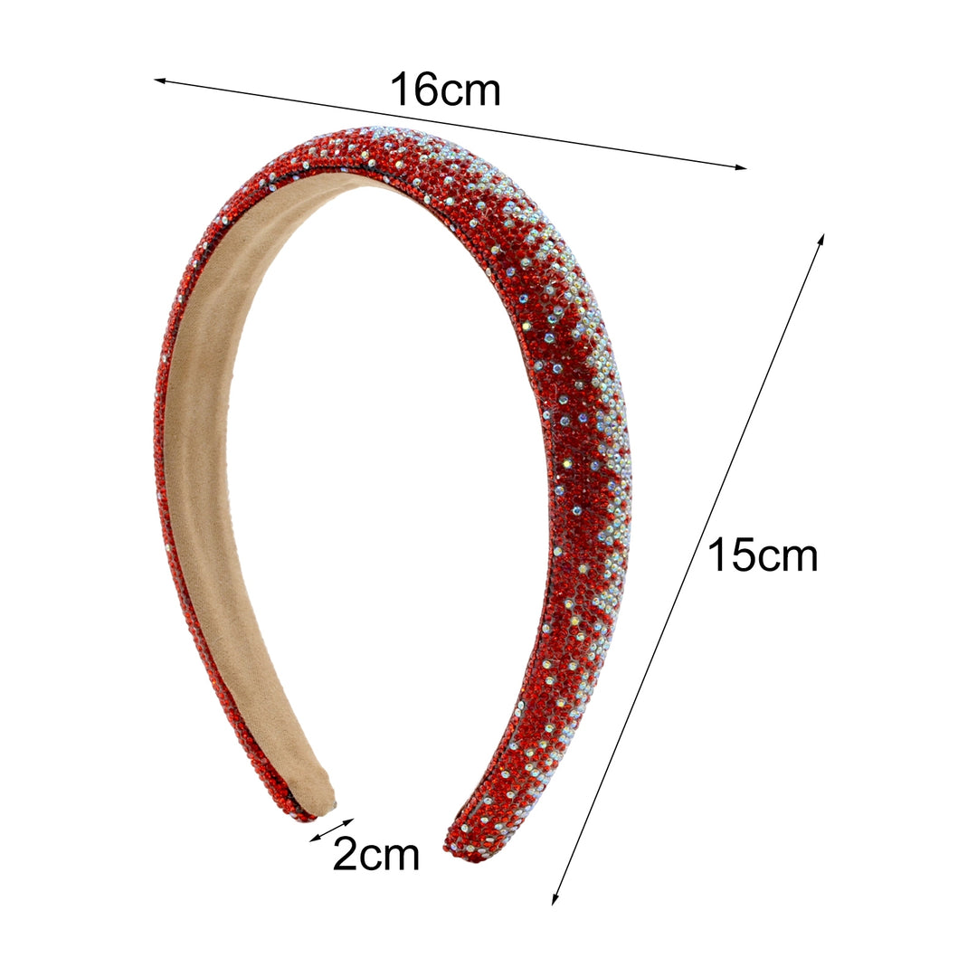 Shining Headband Rhinestones Retro Baroque Starry Hair Hoop Styling Tools Image 11