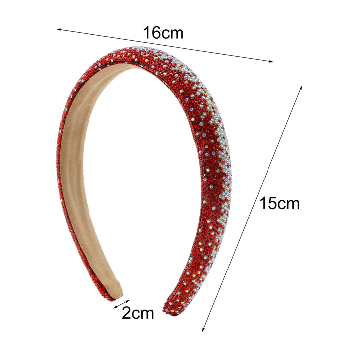 Shining Headband Rhinestones Retro Baroque Starry Hair Hoop Styling Tools Image 11