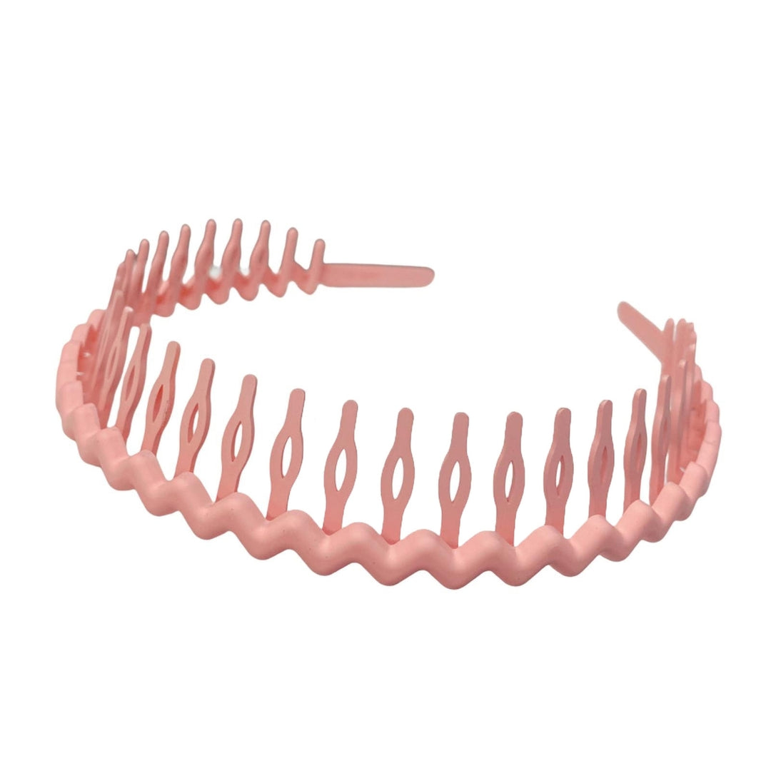 Hair Band Hair Comb Style Fine Workmanship Lightweight Fashion Simple Headdress with Teeth for Party Image 2