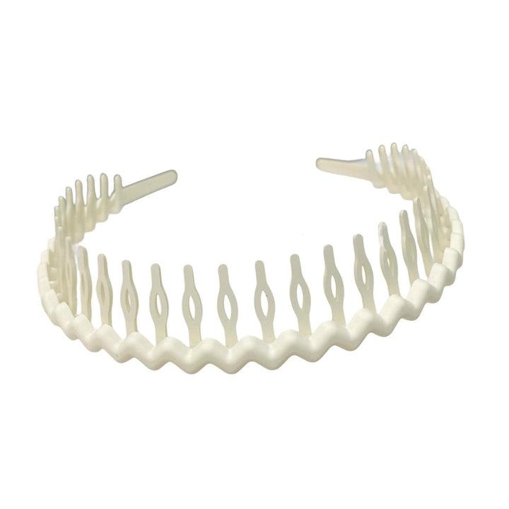 Hair Band Hair Comb Style Fine Workmanship Lightweight Fashion Simple Headdress with Teeth for Party Image 4