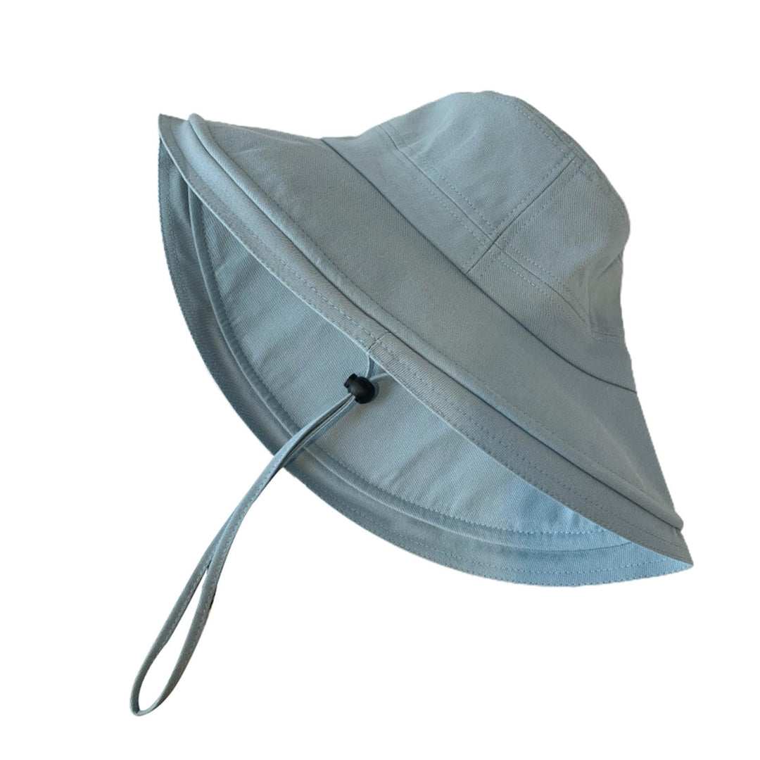 Sun Hat Breathable All-match One Size Women Sun Protection Fisherman Beach Hat for Daily Wear Image 3