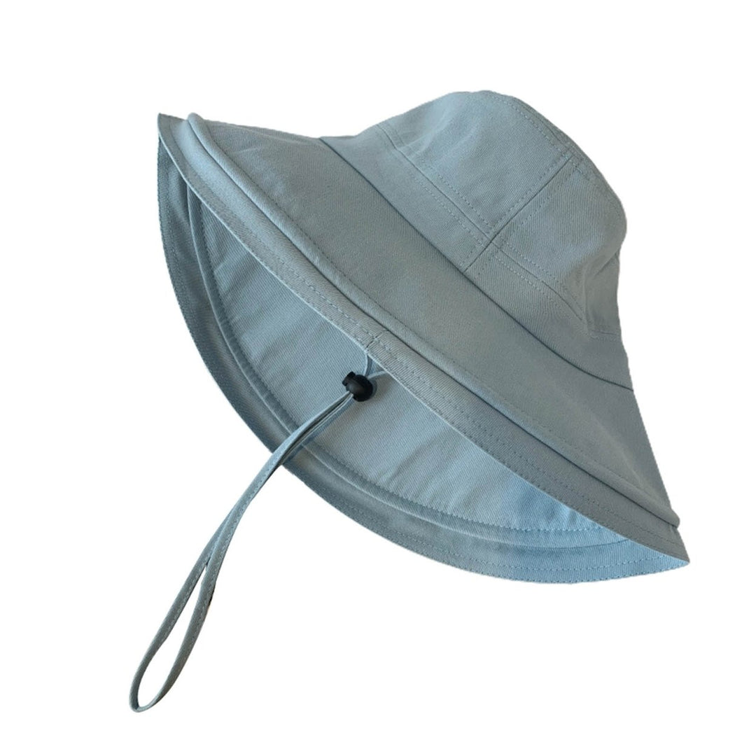 Sun Hat Breathable All-match One Size Women Sun Protection Fisherman Beach Hat for Daily Wear Image 1