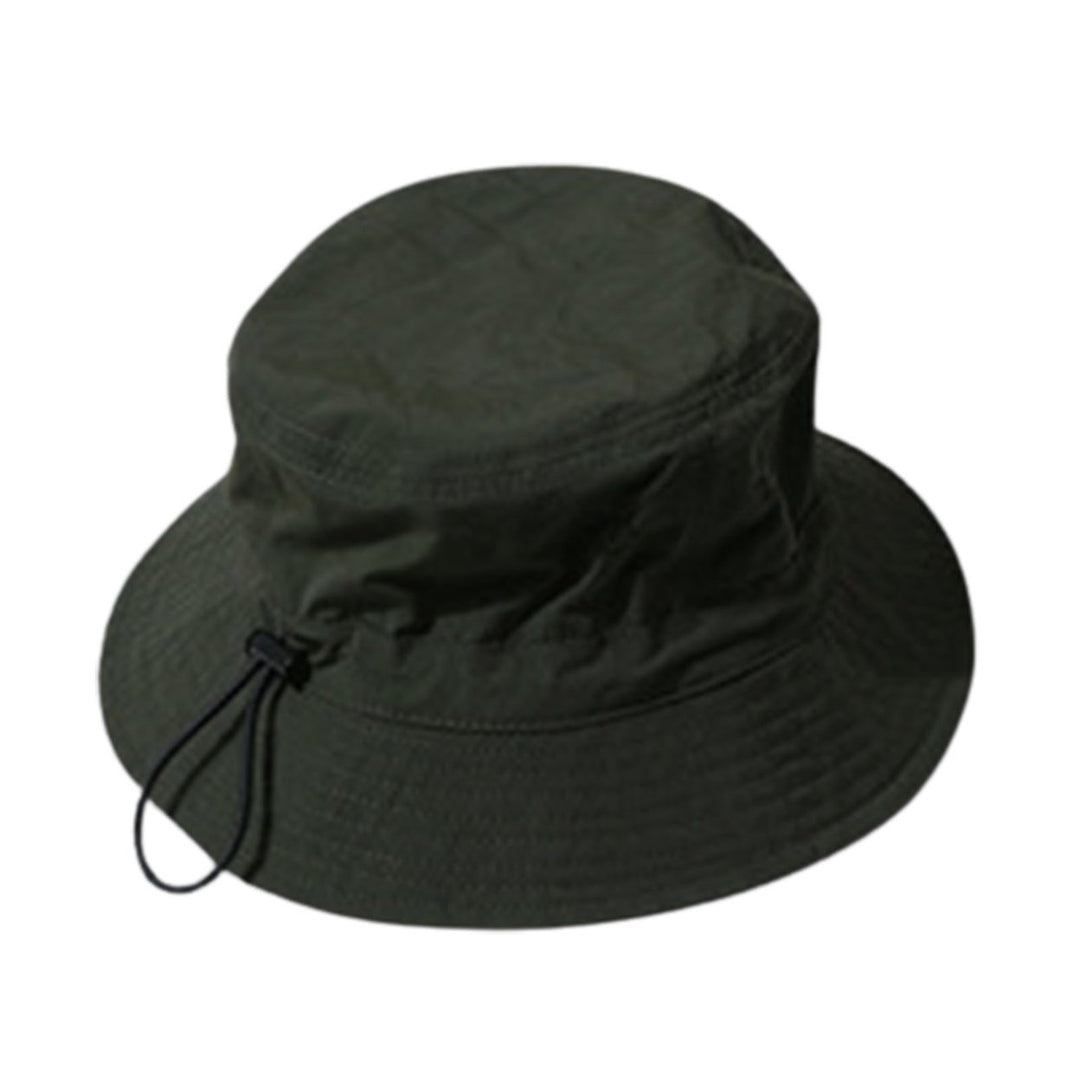 Men Sun Hat Solid Color Anti-UV Unisex Flat Top Sunscreen Lady Fisherman Hat Outdoor Hat Image 4