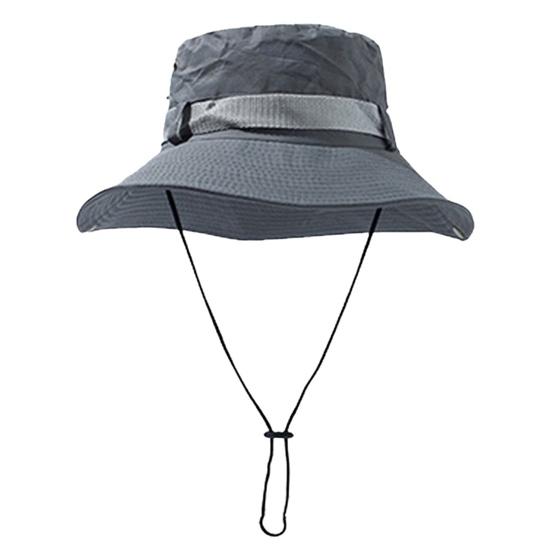 Summer Hat Wide Brim Unisex Hollow Out Super Breathable Sunshade Outdoor Hat Climbing Supply Image 1